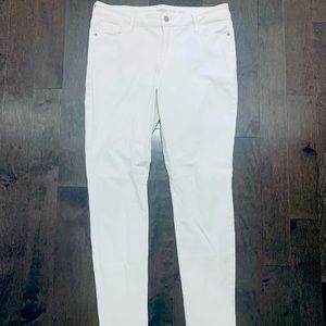 White Rockstar Super Skinny Jeans|Size 10|